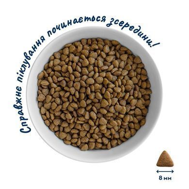 Home Food Повнораціонний сухий корм для дорослих котів Здорова шкіра та блиск шерсті з індичкою та лососем 1,6 кг