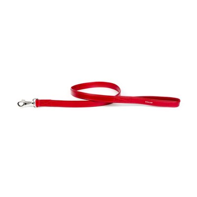 Collar brilliance Поводок кожаный, красный, длина 115 см