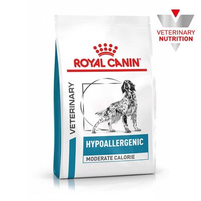 Сухой корм Royal Canin Hypoallergenic Moderate Calorie при пищевой аллергии у собак, 14 кг