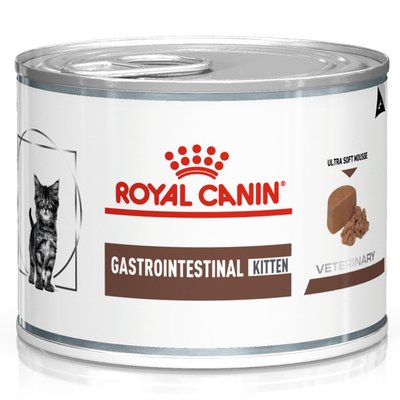 Влажный корм Royal Canin Gastro Intestinal Kitten при расстройствах пищеварения у котят, 195 г