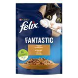 Felix Fantastic шматочки в желе з індичкою 85г