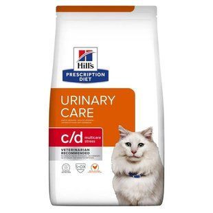 Hill&rsquo;s Prescription Diet Urinary Care c/d Multicare Stress - Сухий корм для котів з куркою 400 г