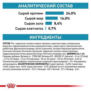 Сухий корм Royal Canin Hypoallergenic Small при харчової алергії у собак дрібних порід, 1 кг