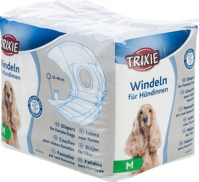 Подгузники для собак (девочек) Trixie 32-48 см M 12 шт.