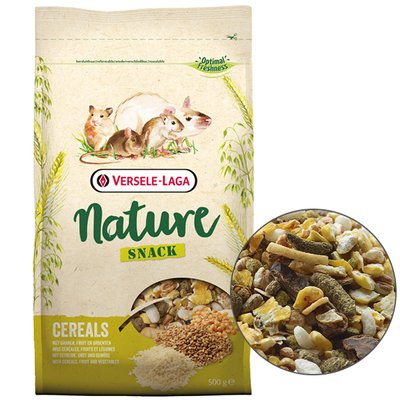 Versele-Laga Nature Snack Cereals ВЕРСЕЛЕ-ЛАГА НАТЮР СНЕК ЗЛАКИ дополнительный корм для грызунов, 0.5 кг