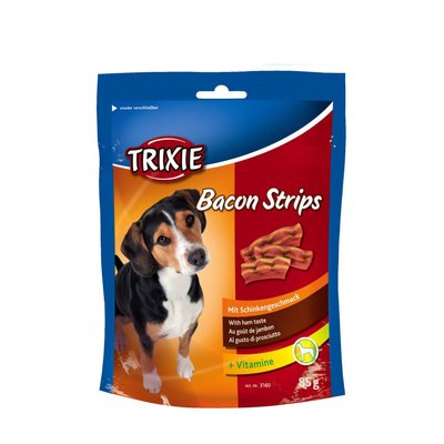 Лакомство для собак Trixie Bacon Strips 85 г (бекон)