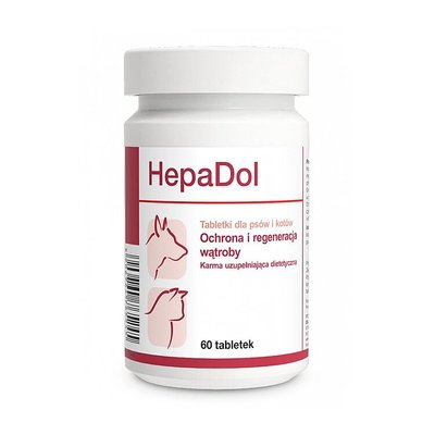 Dolfos HepaDol (Гепадол) вітамінна добавка для собак і кішок 60 табл