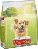 Friskies Active - сухой корм для взрослых активных собак с говядиной 2,4 кг