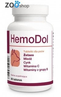 Dolfos HemoDol (ГемоДол) витаміни для собак 90 табл