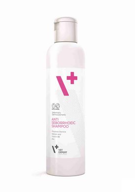 VetExpert Antiseborrhoeic Shampoo - антисеборейный шампунь для собак и кошек 250 мл