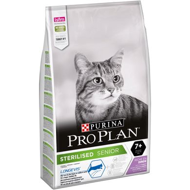 ProPlan Cat Sterilised Adult - Сухий корм для стерилізованих кішок і кастрованих котів старше 7 років з індиком 10кг