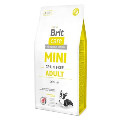 Brit Care GF Mini Adult Lamb - Сухой корм для взрослых собак миниатюрных пород 7 кг (ягненок)