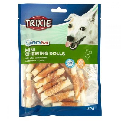 Ласощі для собак Trixie Палички для чищення зубів Denta Fun 120 г (курка)