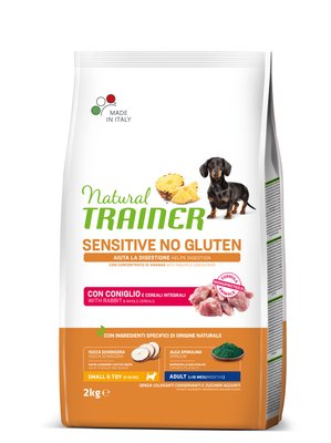 Trainer Dog Sensitive Plus Mini With Rabbit Трейнер сухий корм для дорослих собак дрібних порід, з кроликом, 2 кг.