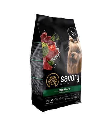 Savory корм для собак малых пород 3кг (ягненок)