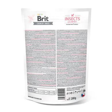 Brit Care Dog Crunchy Cracker - Ласощі для собак 200 г (комахи, сироватка і пробіотики)