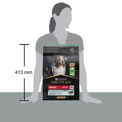 ProPlan Medium Sensitive Lamb - Сухий корм для собак середніх порід, з ягням 3 кг