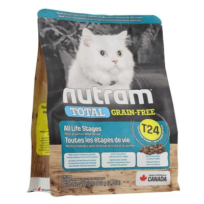NUTRAM TOTAL GF Salmon & Trout Cat холістик корм для котiв БЕЗ ЗЛАКІВ з лососем та форелью 340 г
