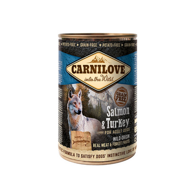 Carnilove Salmon & Turkey Вологий корм для собак 400 г (лосось та індичка)