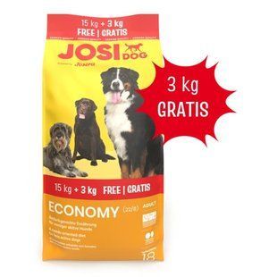 JosiDog Economy сухий корм для собак (ЙозіДог Економі) 15кг+3кг