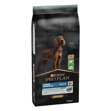 ProPlan Large Athletic Adult Sensitive Digestion Lamb - Сухий корм з ягням для дорослих собак великих порід атлетичної статури із чутливим травленням з ягням 14 кг