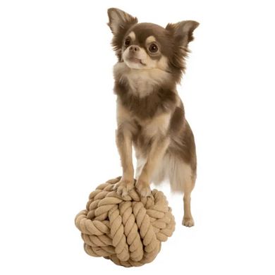 Trixie Игрушка для собак Мяч веревочный BE NORDIC, 18 см