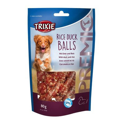 Лакомство для собак Trixie PREMIO Rice Duck Balls 80 г (утка)
