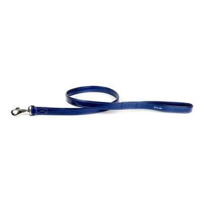 Collar brilliance Поводок кожаный, синий, длина 115 см