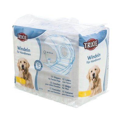 Підгузки для собак (дівчаток) Trixie 38-56 см L 12 шт.