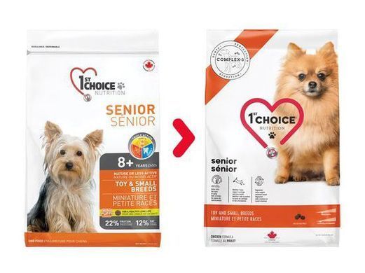 1st Choice Senior Toy & Small Breeds ФЕСТ ЧОЙС СЕНЬОР МІНІ КУРКА сухий супер преміум корм для літніх або малоактивних собак міні і малих порід, 2 кг
