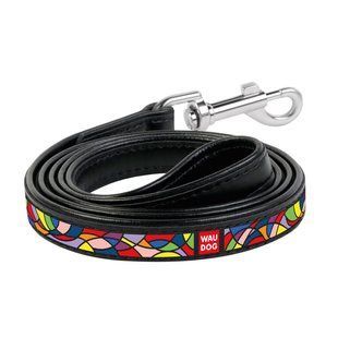 Collar Поводок WAUDOG Design с рисунком "Витраж"