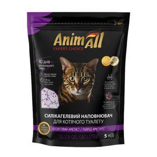 AnimAll Premium силікагелевий наповнювач Фіолетовий Аметист 5 л