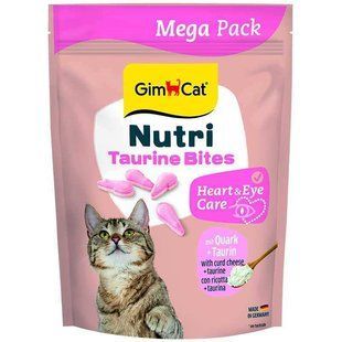 GimCat NUTRI TAURINE BITES QUARK Вітаміни для котів із сиром і таурином 420г