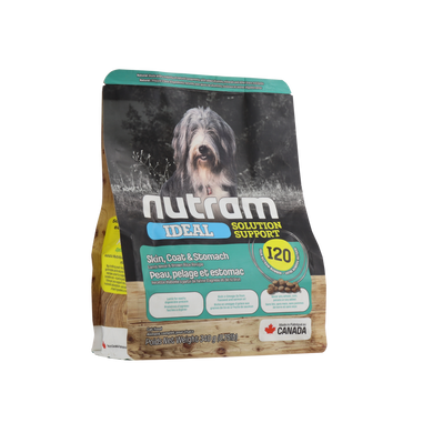 NUTRAM Ideal Solution Support Skin Coat & Stomach корм для собак с чувствительным пищеварением 340 г