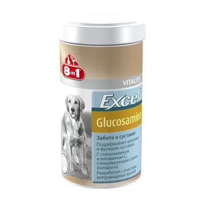 8in1 Excel «Glucosamine» Вітаміни для собак (Глюкозамін для суглобів) 55 таблеток
