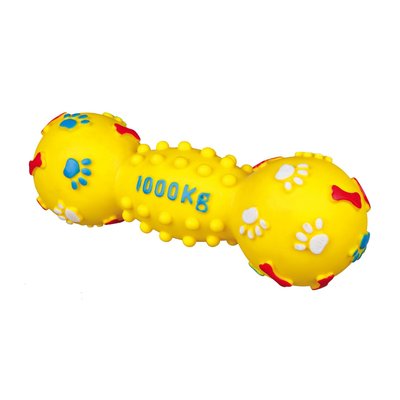 Игрушка для собак Trixie Гантель с пищалкой 25 см (винил, цвета в ассортименте)