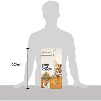 CAT CHOW Adult - Сухой корм для взрослых кошек с уткой 1,5 кг