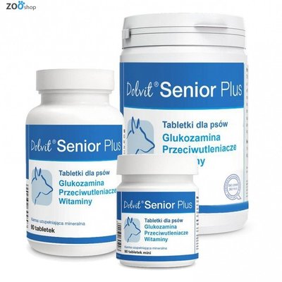 Dolfos Dolvit Senior Plus (Долвіт Сеньйор Плюс) вітаміни для літніх собак 90 табл