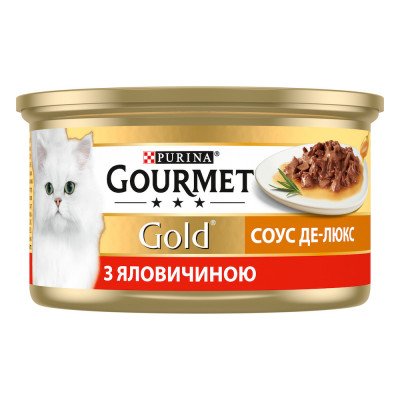 Gourmet Gold Соус Де-Люкс с говядиной 85г