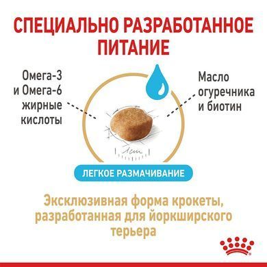 Сухий корм Royal Canin Yorkshire Terrier Ageing 8+ для йоркширського тер'єра старше 8 років, 1.5 кг