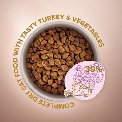 Сухий корм Клуб 4 Лапи Adult Cat Premium Selection для дорослих котів, індичка та овочі 1,5 кг
