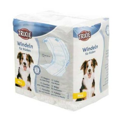 Подгузники для собак (мальчиков) Trixie 46-60 см M-L 12 шт.
