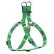 Collar Шлея WAUDOG Nylon с рисунком "Этно зелёный"