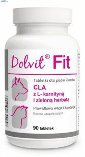 Dolfos Dolvit Fit (Долвит Фит) витамины для собак и кошек с избыточным весом 90 табл
