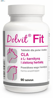 Dolfos Dolvit Fit (Долвіт Фіт) вітаміни для собак і котів з надмірною вагою 90 табл