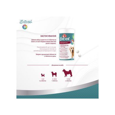 8in1 Excel &laquo;Multi Vitamin Adult&raquo; Витамины для взрослых собак (Мультивитамин) 70 таблеток