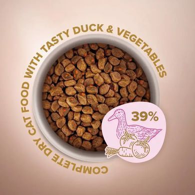 Сухий корм Клуб 4 Лапи Adult Cat Premium Selection для дорослих котів, качка та овочі 1,5 кг