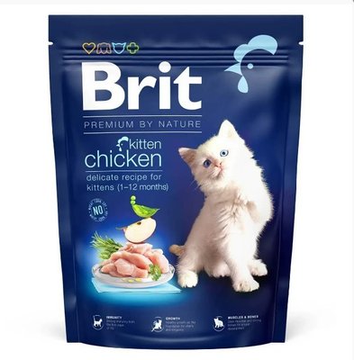 Brit Premium by Nature Cat Kitten корм для кошенят 300г (курка)