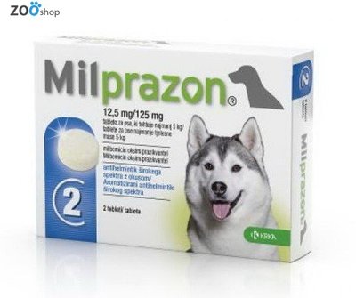 Milprazon (Милпразон) таблетки от гельминтов для собак весом более 5 кг, таблетка