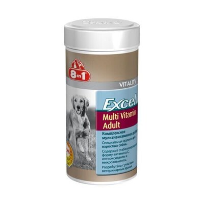 8in1 Excel «Multi Vitamin Adult» Витамины для взрослых собак (Мультивитамин) 70 таблеток